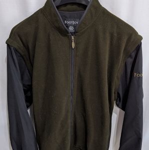 Fleece windbreaker/vest combo